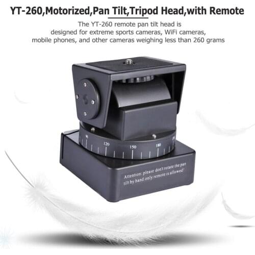 PTZ Motorized Pan Tilt Tripod Head Mobile Phone Remote Control Shooting Camera Professional Photography Tool