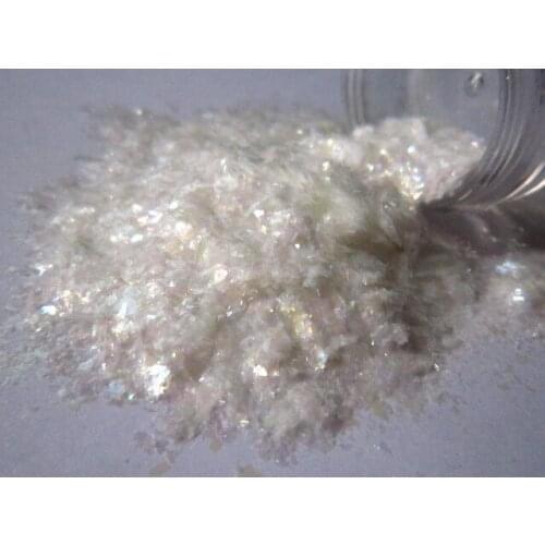 Gold Green Iridescent Solvent Resistant Glitter Flakes, Cosmetic Grade Nail Glitter, Indie Nail Glitter 7705