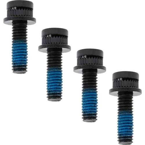 Bicycle Disc Brake Screw Mountain Bike Oil Brake Caliper Fixing Screw High Carbon Steel Black Bike Bicycle Cycling Accessories