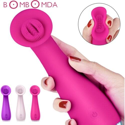 Clitoris Stimulate Vibrator For Women Brush Heads Type 9 Speed Vibrators Adult Sex Toys Female Masturbate Erotic Adult Products