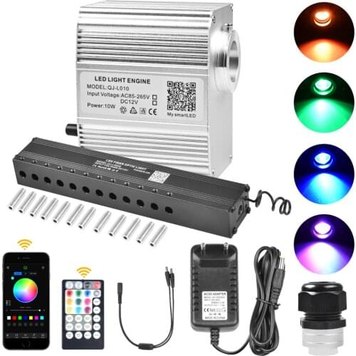 10W RGBW Twinkle Fiber Optic Light Engine with Shooting Meteor Effect