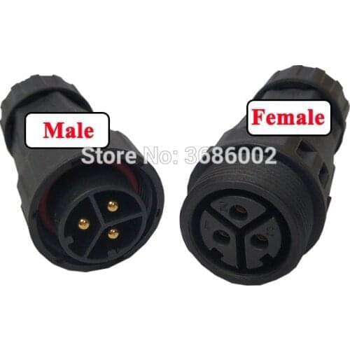 WVC series inverter Male or Female Connector for WVC1200/1400/1600 WVC600/700 Grid tie Inverter Power Cable