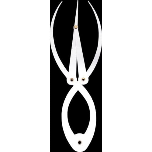 Golden Ratio Caliper Stainless Steel Eyebrow Ruler For Tattoo Makeup Eye Brow Tatto Three-point Positioning Scale Ruler