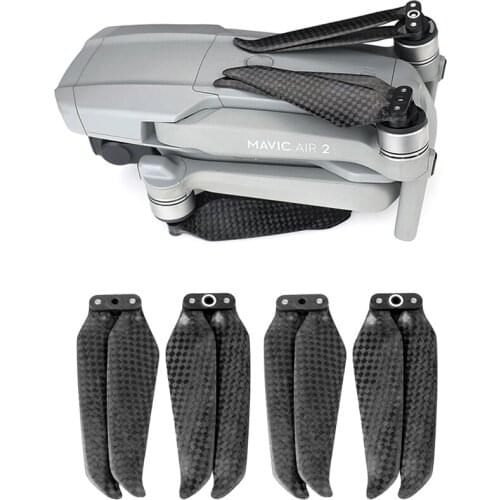 7238F Carbon Fiber Propellers Low-Noise Propeller Replacement Blade Durable Props for DJI Mavic Air 2 Drone Accessories