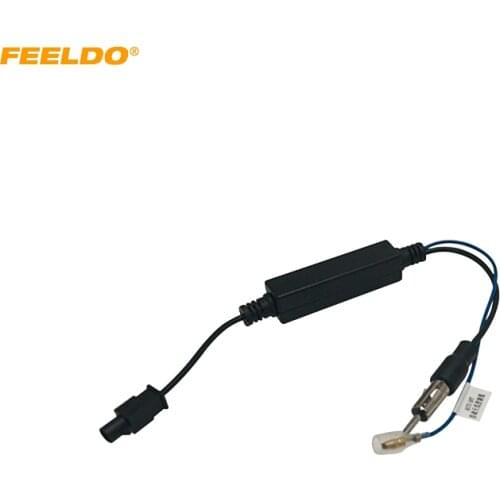 FEELDO 1PC Car Radio Stereo Installation Antenna Adapter Cable For VW/BMW/Audi/Porsche/Mini