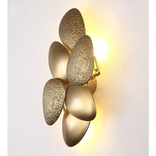 Home decor Pebble Wall Lamp G9 LED luminaire Living Room Gold Wall Lamp Mirror Light LED wall Lights Hotel furniture Lighting