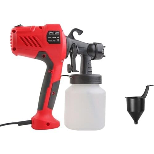 AC 110V/220V High-Pressure Electric Paint Spray Gun Heavy Duty Sprayer Portable Spraying Machine Capacity 800ML 400W 500CC/MIN