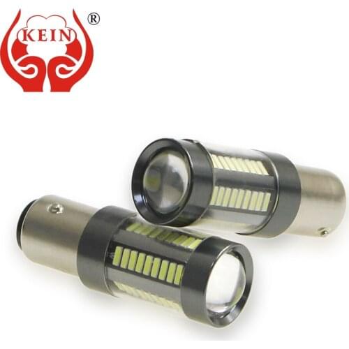 KEIN 2PCS Super Bright P21/5W led Bulb red 1157 bay15d auto car Brake Reverse Lights Brake Stop Tail Signal Lamp white 12V 24V