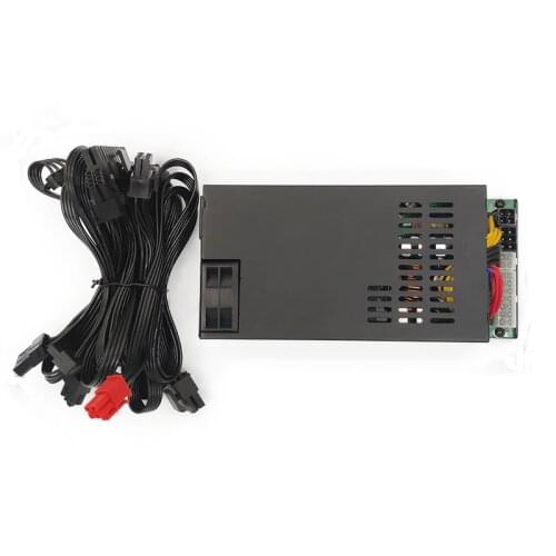 Moduler 500W 600W small 1u silent flex power supply ITX NAS mini chassis power supply K39 S35 game gaming Power PSU