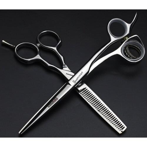 Hair Scissors 5.5 6.0 Professional Hairdressing Scissors Thinning Barber Scissor Set Hair Cutting Scissors