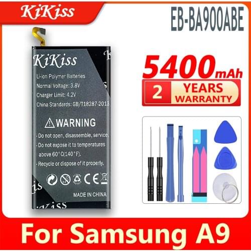 5400mAh EB-BA900ABE 100% Original Replacement Phone Battery For Samsung Galaxy A9 A900 A9000 Full Capacity Batteria + Free Tools