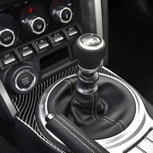 Fit For Subaru BRZ Toyota 86 GT86 2017-2019 Car Center Console Surround Cover Sticker Carbon fiber Interior Accessories