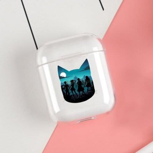 Fairy tail Happy Silhouette Cases For Apple AirPods 1 2 Case Clear Wireless Bluetooth Earphone Case Protective Shell