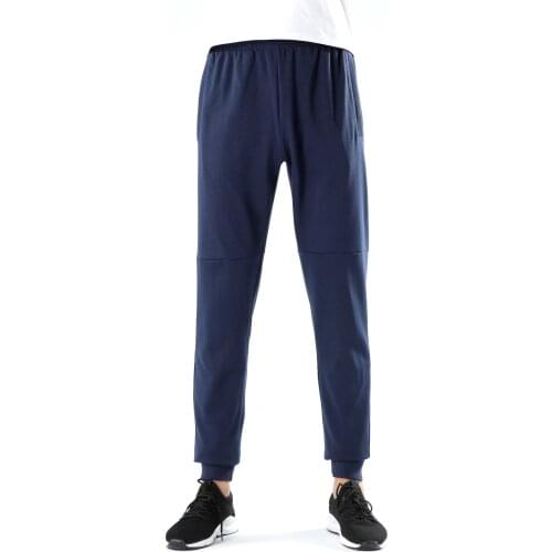 Leasure Sports Running Gym Training Adult Mens Pants Breathable quick dry fabric flexible slim cut