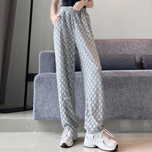 Женские брюки в клетку Tataria China At AliExpress