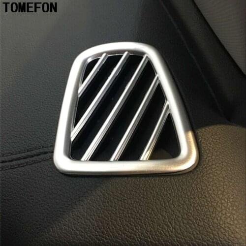TOMEFON For KIA Sportage 2016 2017 Car ABS Matte Interior Air Conditioning AC Vent Cover Trim Inner Outlet Trim Frame 2pcs/Set