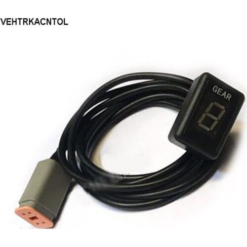 VEHTRKACNTOL Ecu Mount 6 Speed Gear Indicator 1-6 Level Display Gear Indicator For Harley Davidson Motorcycle