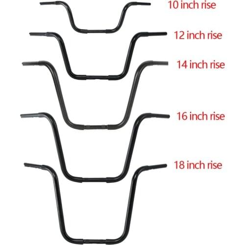 Motorcycle 10/12/14/16/18" 1-1/4" Ape Hanger Handlebar For Harley Sportster XL883 1200 48 72