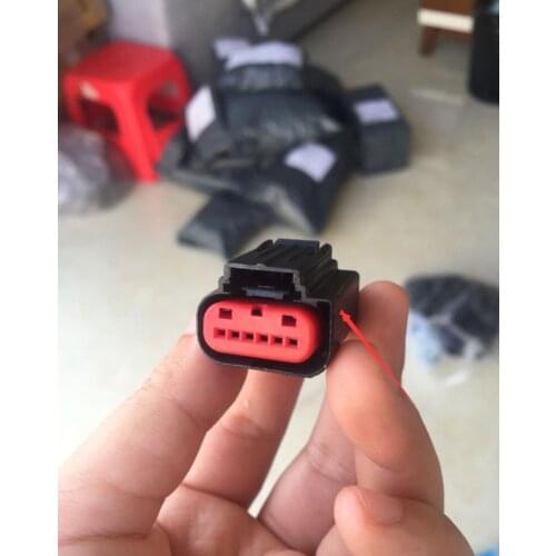 100pcs/lot 6 Pin/Way Female tyco Accelerator Pedal Position Sensor Throttle Pedal Automobile Connector For FORD GM 1-1419168-1