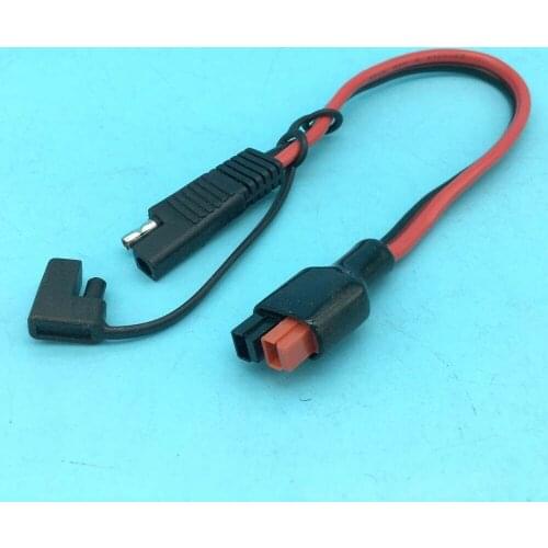 12AWG 30CM Solar SAE to Anderson Power Pole cables Connector for Battery Connection of Electric Vehicle, Viewing Car, Forklift