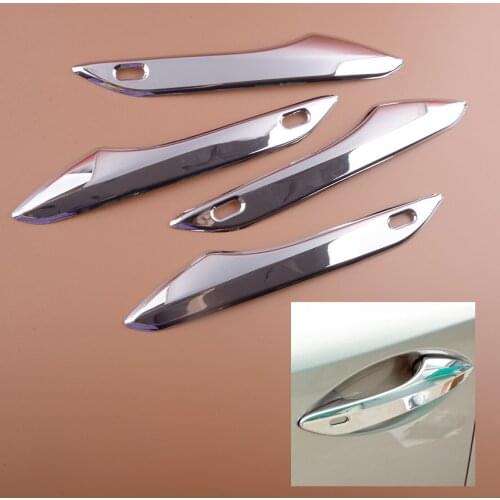 4Pcs Car Chrome Silver Door Handle Cover Trim ABS Plastic Fit For Lexus NX200t NX300 NX300h 2015 2016 2017 2018 2019 2020 2021