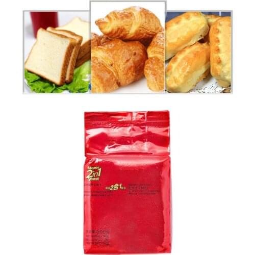 500g High Glucose Tolerance Instant Dry Yeast Highly Active Powder for Making Bread Cake Cooking Baking Material in Kitchen