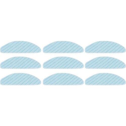 9Pcs Washable Mop Cloth for Ecovacs Deebot Ozmo T9 AIVI T9 PRO T9 MAX Vacuum Cleaner Robot Mop Rag Spare Parts Mop Pad