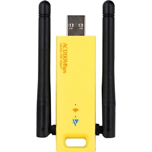 ALLINGE High Speed Stable Quick Mini USB Wifi Wireless Adapter Receiver AC1200Mbps With Antenna 2.0 Network Dual Band 2.4G/5.8G