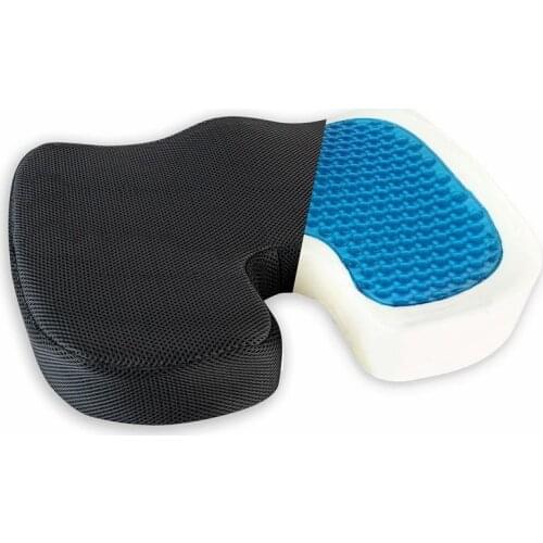 Car Gel Orthopedic Memory Cushion New U-Shape Coccyx Travel Seat Cushion Desk,Work,Gaming Accessories Sciatica Chair Cushion Pad