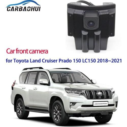 Car Front View Parking LOGO Camera for Toyota Land Cruiser Prado 150 LC150 2018 2019 2020 2021 Night Vision Positive Waterproof