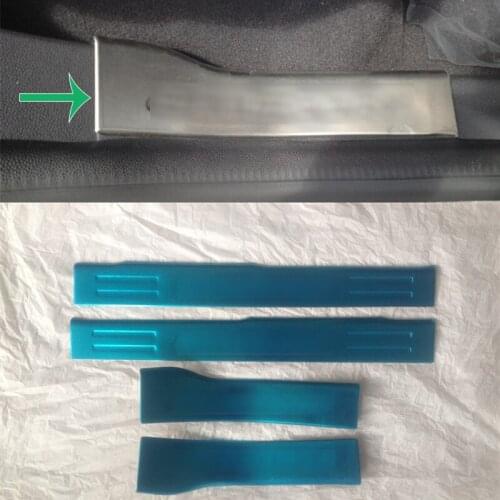 Car Accessories Interior Stainless Steel Rear Inner Door Sill Scuff Plate Threshold Plate For Ford Ecosport 2013 Car Styling