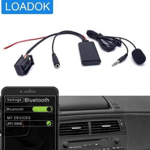 Car Bluetooth 5.0 Music AUX Adapter Wireless Phone Call Handsfree With Mic For MINIONE COOPER E39 E53 X5 Z4 E85 E86 X3 E83