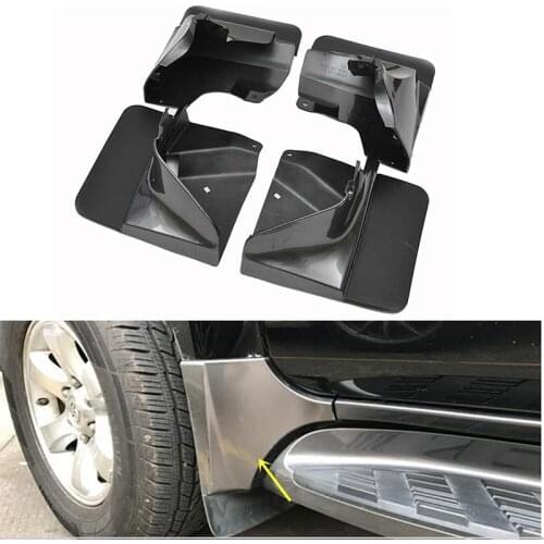 For Toyota Land Cruiser Prado FJ120 120 2003-2008 2009 Paint baking black Mudflaps Splash Guards Mudguards Front or Rear 4pcs