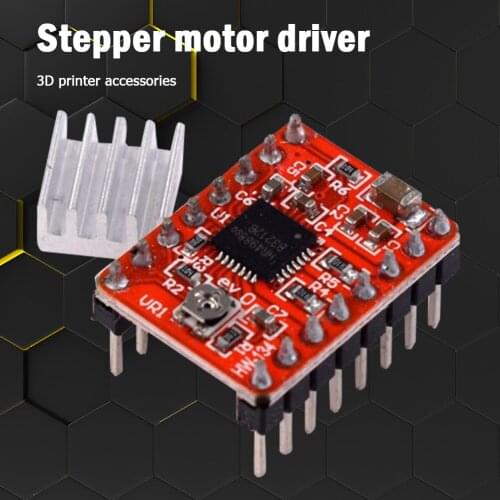 HW-134A A4988 3D Printer Parts Stepper Motor Driver Board Module with Heat Sink for RepRap Mendel Huxley