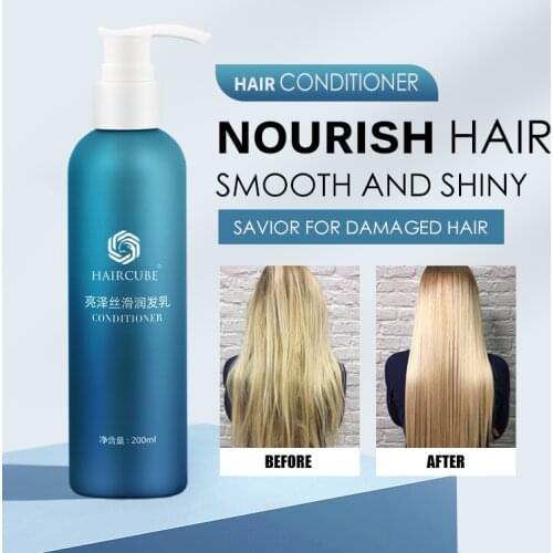 HAIRCUBE Nourish Smooth Hair Repair Dry Frizz Prevent Thinning and Hair Loss for Male and Female Regenerative Conditioner 200ml