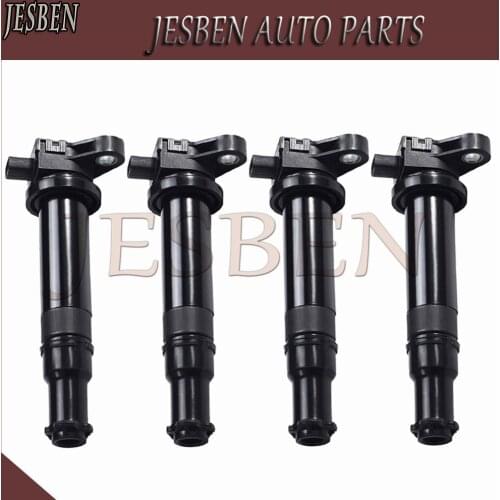 4PCS 27301-26640 Ignition Coil fit for HYUNDAI ACCENT Kia Rio DODGE ATTITUDE 1.4L 1.6L 2005-2011 G4EE G4ED NO# UF499 0986221077
