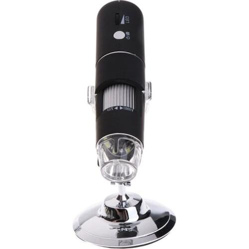 2MP Full HD 1080P WIFI USB Digital 1000x Microscope Magnifier Camera For ios Android Rechargeable Lithium Battery 8 LED Lights