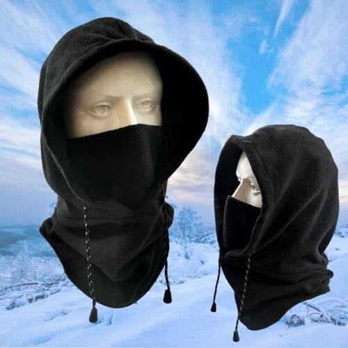 Men And Woman Face Mask Winter Warm Hat Tactical Balaclava Ski Windproof Fleece Hood Hat Sports Windproof Neck Thermal Hat