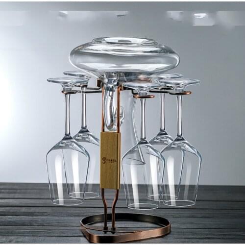 Red Wine Glass Set Household Crystal Wine Luxury High-End Decanter High-End Creative Cool Wine Set Goblet vodka