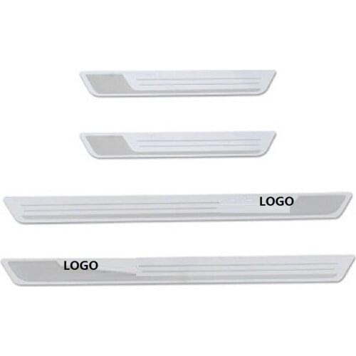 Door Sill Scuff Plate Cover Trim Threshold Pedal Guards Car Styling Accessories Welcome Pedal For VW PASSAT B7 Sedan 2011-2018