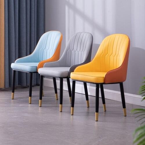 Table table chair modern minimalist Nordic family desk back manmygonail economy leather hotel lounge chair