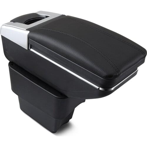 Hot armrest box central Store content box with cup holder products interior car-styling accessory 2011-2016 For KIA Rio/rio 3