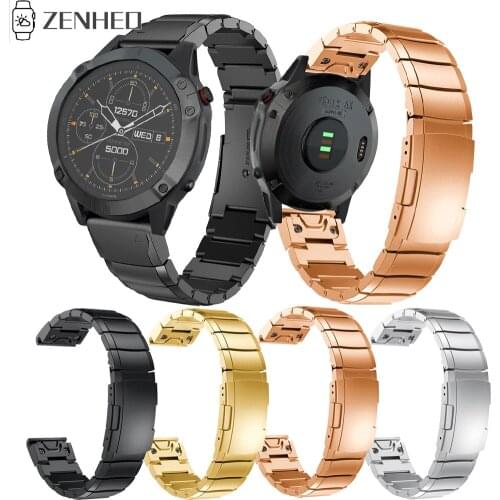 26mm Watchband Quick Release Band Strap For Garmin Fenix 6X/5X/5X Plus Replacement Bracelet Wristband For Garmin Fenix 3/3 HR