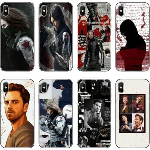 Sebastian Stan Bucky Barnes Accessories Phone Case For iPhone 12 11 Pro Max Mini XS Max XR X 8 7 Plus 6 6S Plus 5 5S SE 2020