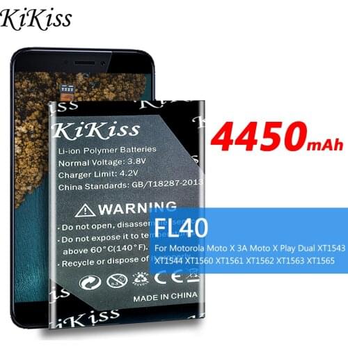 4450mAh Replacement Battery FL40 for Motorola Moto X 3A Moto X Play Dual XT1543 XT1544 XT1560 XT1561 XT1562 XT1563 XT1565