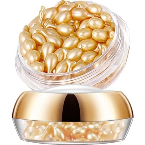 Vitaminis Face Serum Placenta Capsule Essence Dilute Fine Lines Facial Anti-aging Anti-wrinkle Whitening Skin Care TSLM1