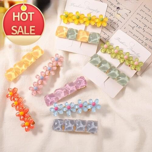 Fashion Headwear Water Ripple Hairpin Cute Geometry Duck Beak Clip Hair Clips For Women Fashion Side Clip Girl Hair Accessoires