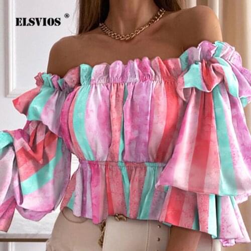 Sexy V-Neck Chiffon Shirt Autumn Womens Fashion Floral Printing Long Sleeve Pullover Top Office Lady Casual Elegant Slim Blouse