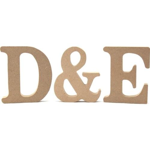 1pc 10CM Wood Color Wooden Letters Home Decoration English Alphabet DIY Personalised Name Design Art Craft Free Standing Wedding