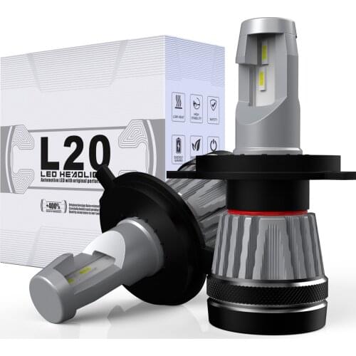 2pcs H11 H1 H7 Led Headlight Bulbs For Auto H4 H3 9012 Hir2 9005 HB3 9006 HB4 Car Lights Universal 360° Super Bright Lamp 12V